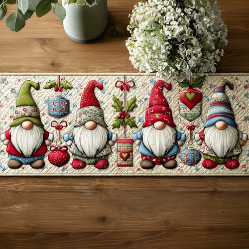 Gnome Magic Quilted Table Runner