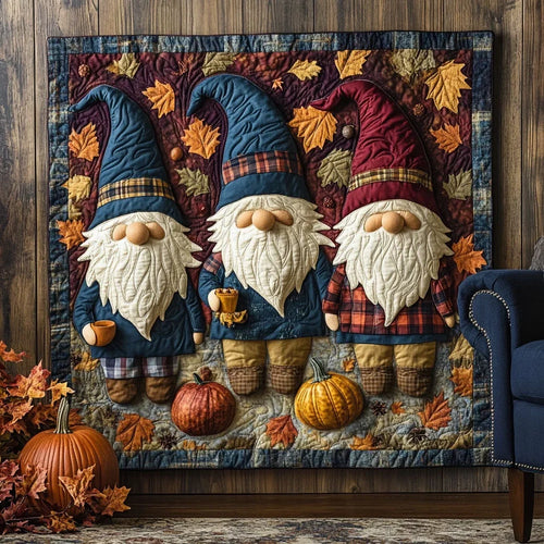 Gnome Sweet Gnome Quilt Blanket