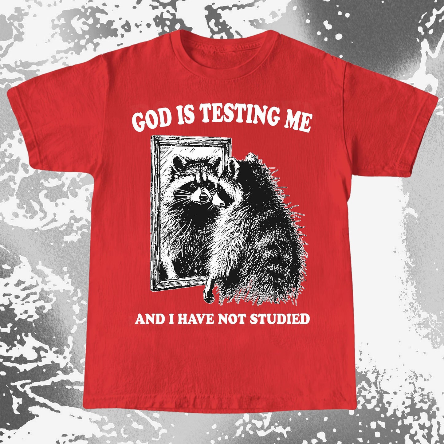 God Is Testing Me And I Have Not Studied Shirt (view 10)