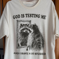 God Is Testing Me And I Have Not Studied Shirt