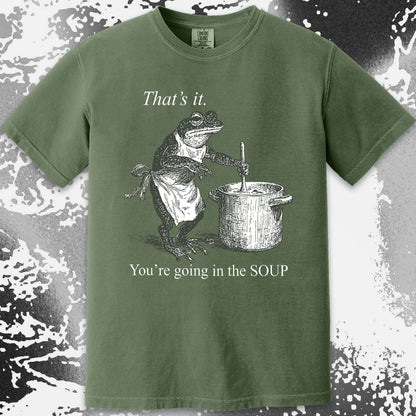You're Going in the Soup Frog Shirt (view 14)