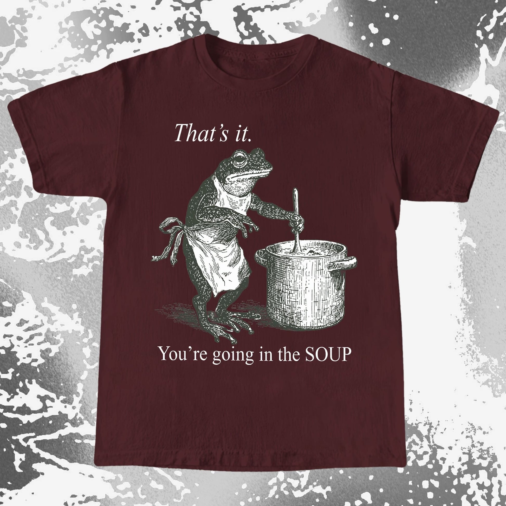 You're Going in the Soup Frog Shirt (view 7)