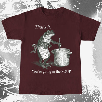 You're Going in the Soup Frog Shirt (view 7)