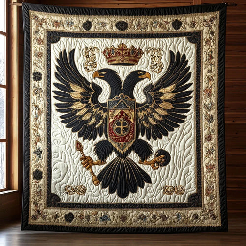 Golden Dominion Quilt Blanket