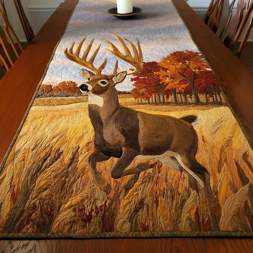 Golden Field Quilted Table Runner