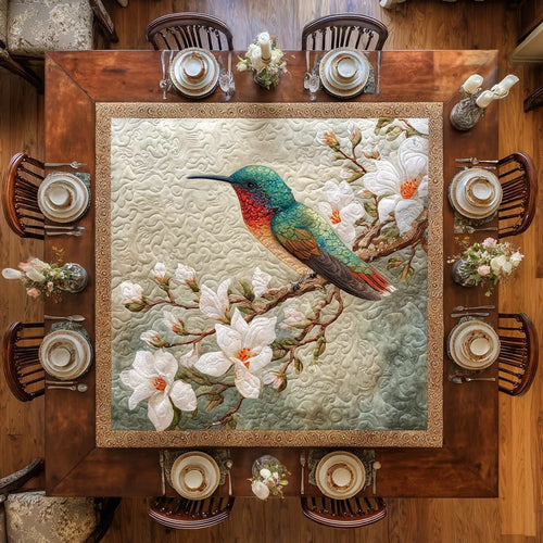 Golden Flight Quilted Table Topper