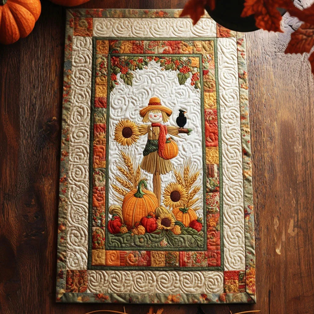 Golden Harvest Quilted Table Runner