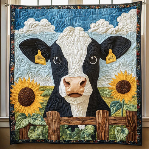 Golden Hooves Quilt Blanket