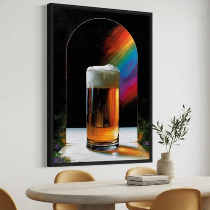 Golden Hour Ritual Beside The Arch Canvas Wall Art