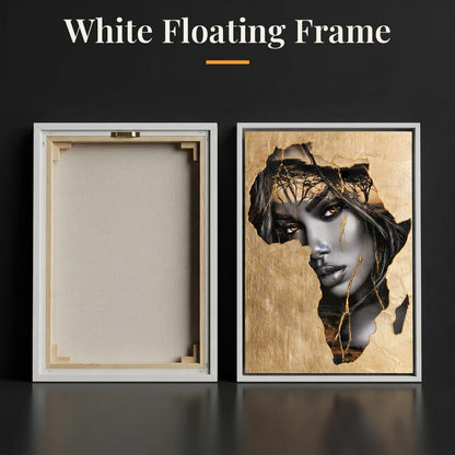 Golden Legacy of the Savannah Soul Canvas Wall Art