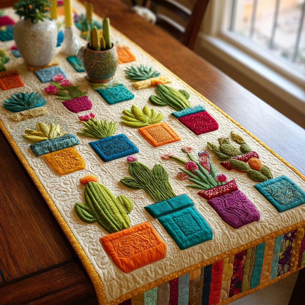 Golden Mesa Quilted Table Runner