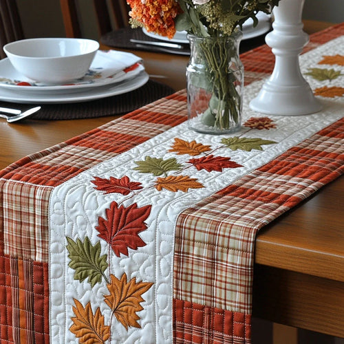 Golden Orchard Quilted Table Runner