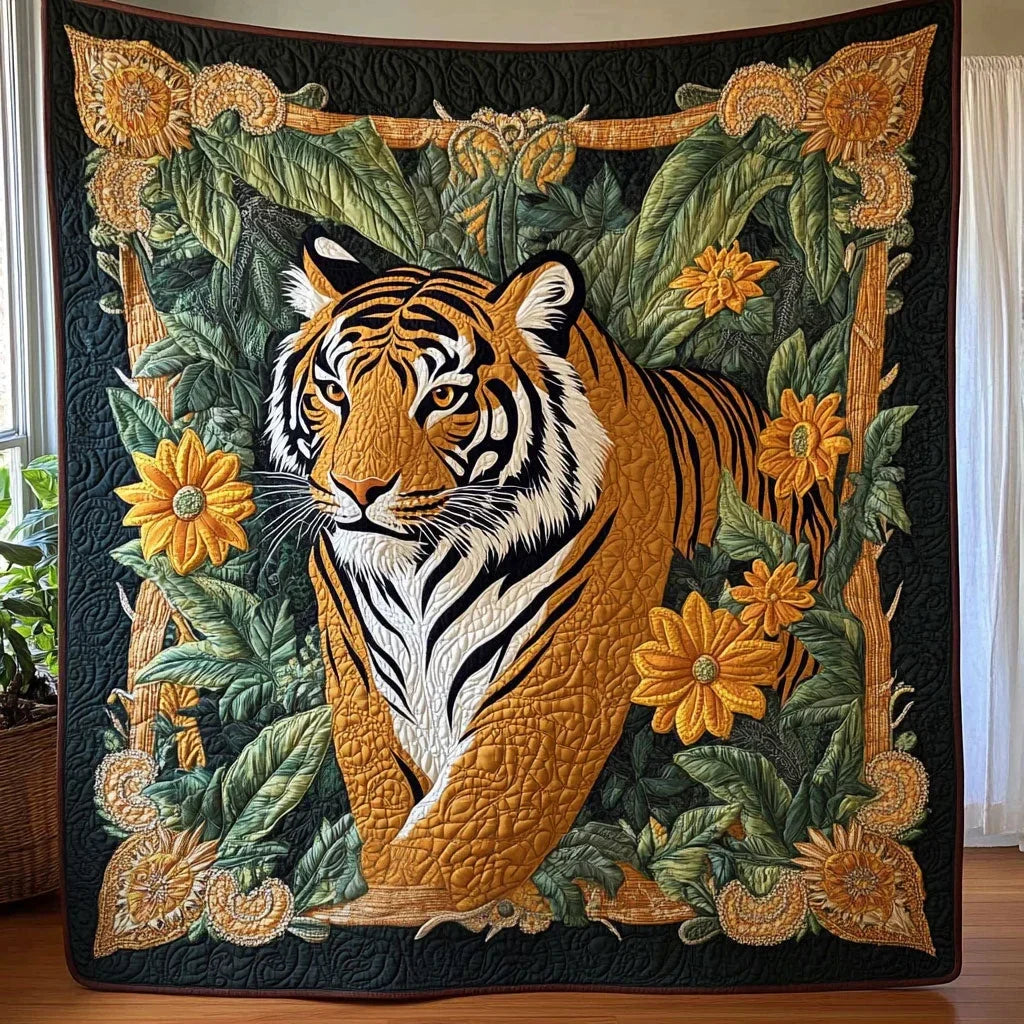 Golden Stalker Quilt Blanket