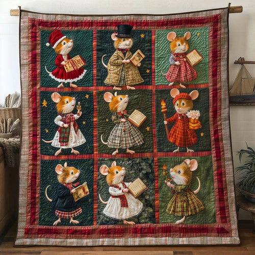 Golden Street Mouse Quilt Blanket