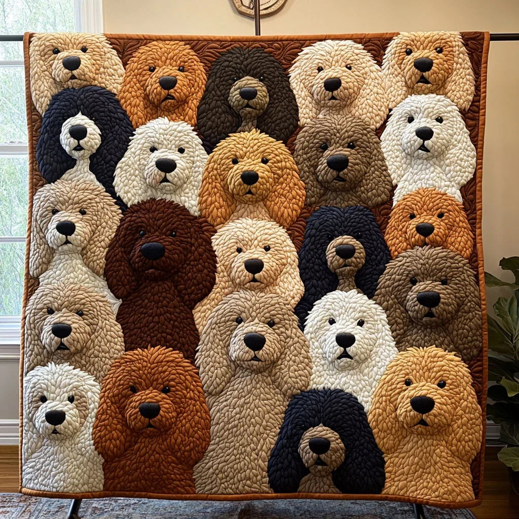 Goldendoodle Quilt Blanket