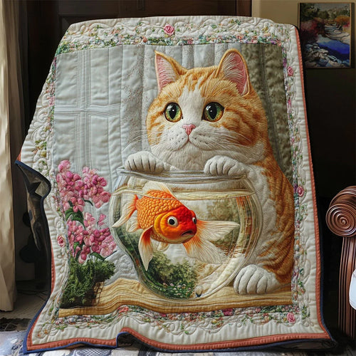 Goldfish Dreams Quilt Blanket