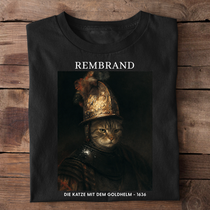 Die Katze mit dem Goldhelm T-Shirt