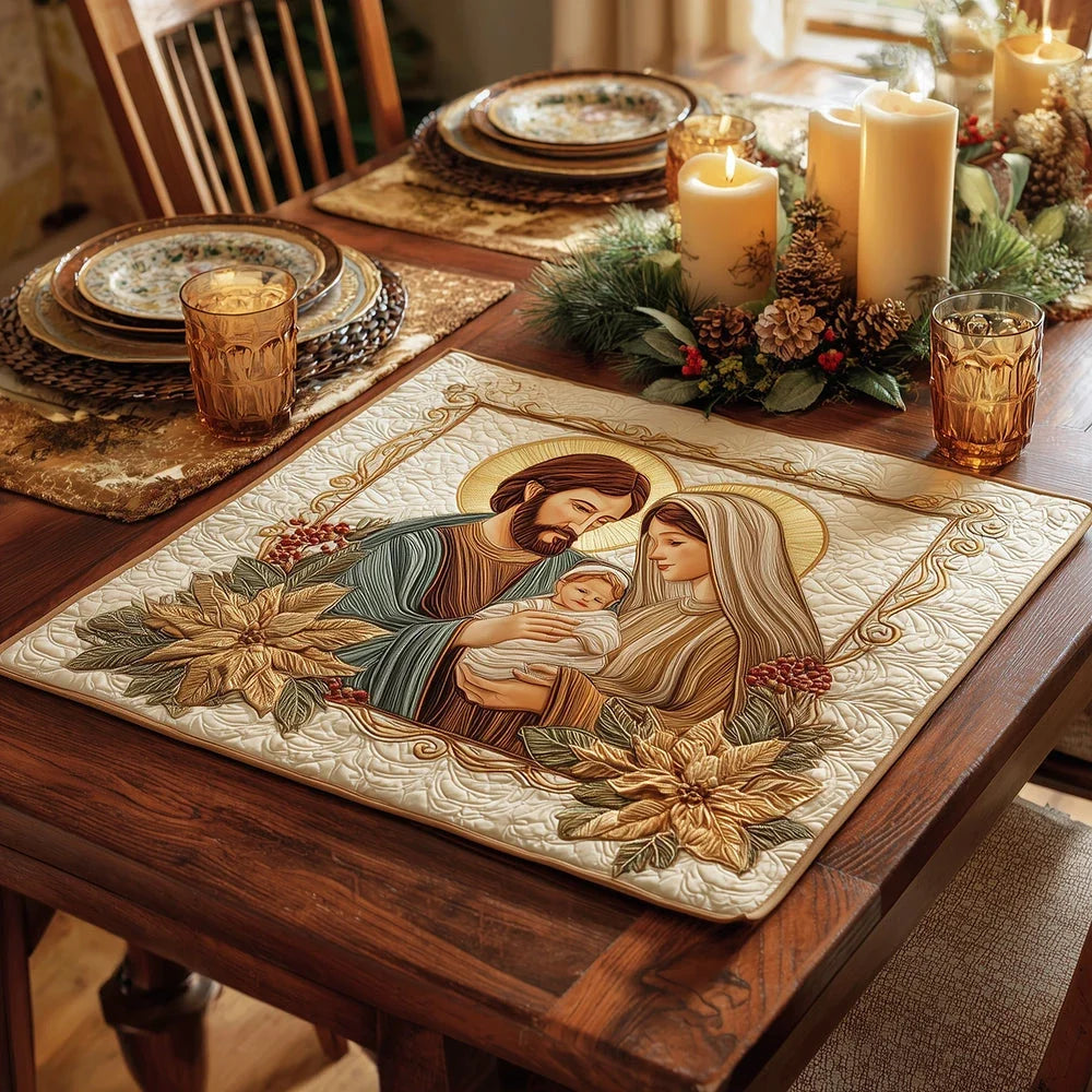 Graceful Night Quilted Table Topper