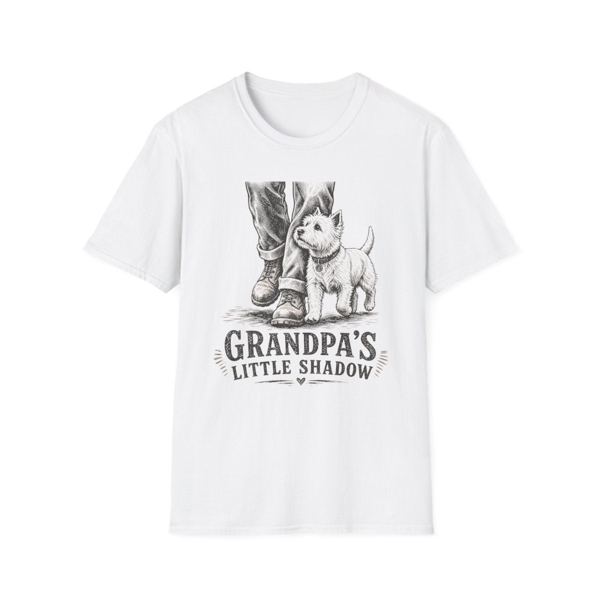 Grandpa's Shadow Westie Tee