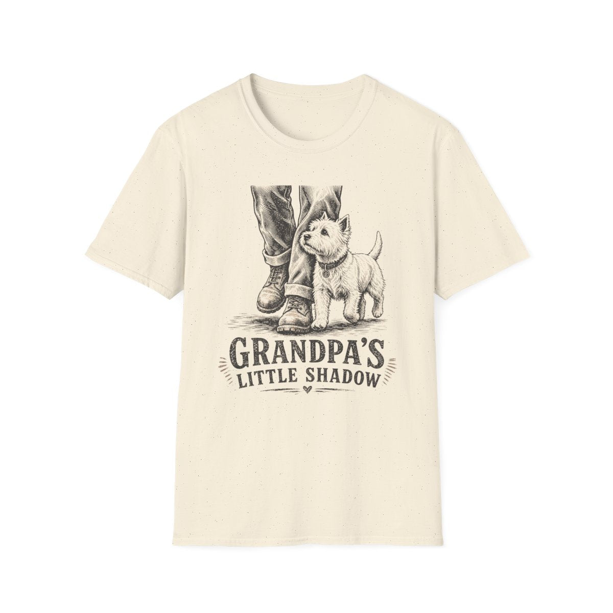 Grandpa's Shadow Westie Tee