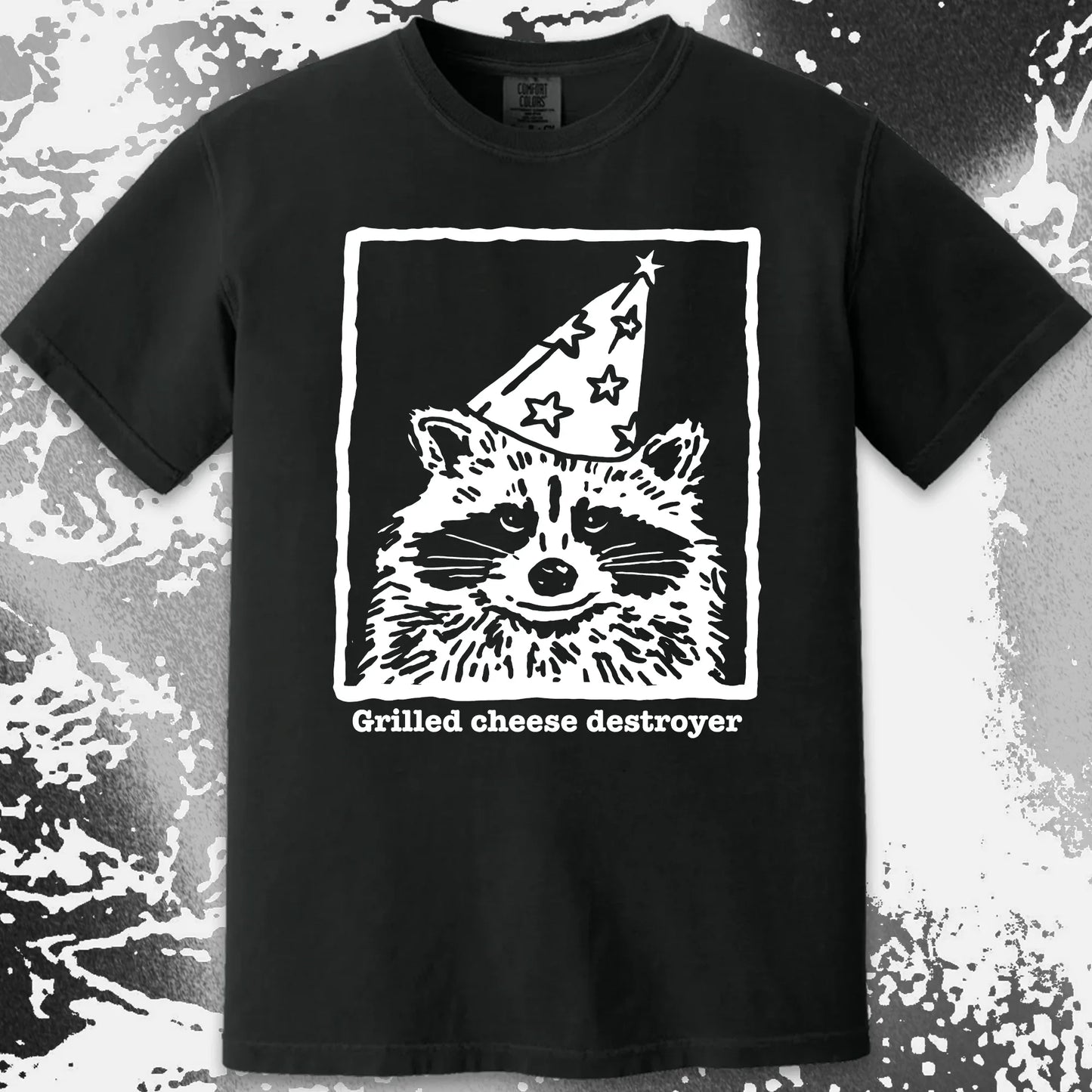 Grilled Cheese Destroyer Raccoon Shirt, funny meme tee gift (view 14)
