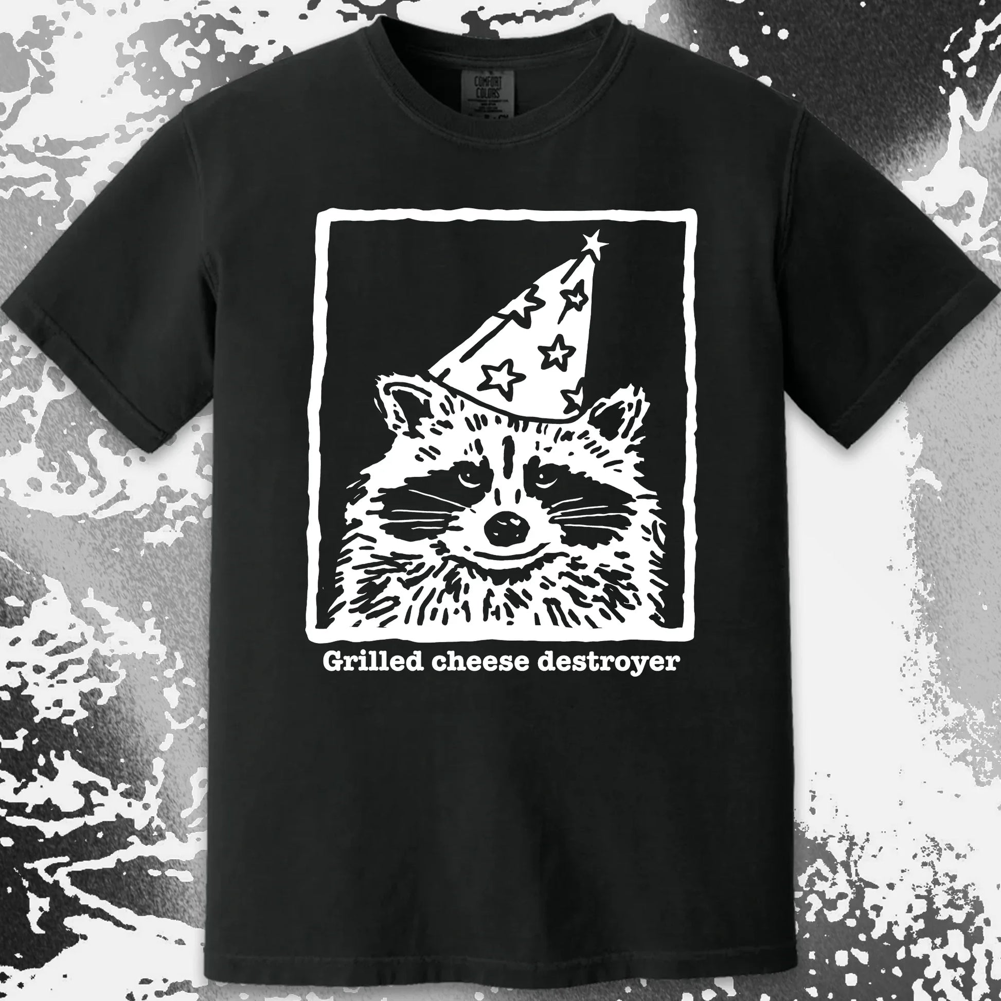 Grilled Cheese Destroyer Raccoon Shirt, funny meme tee gift (view 14)