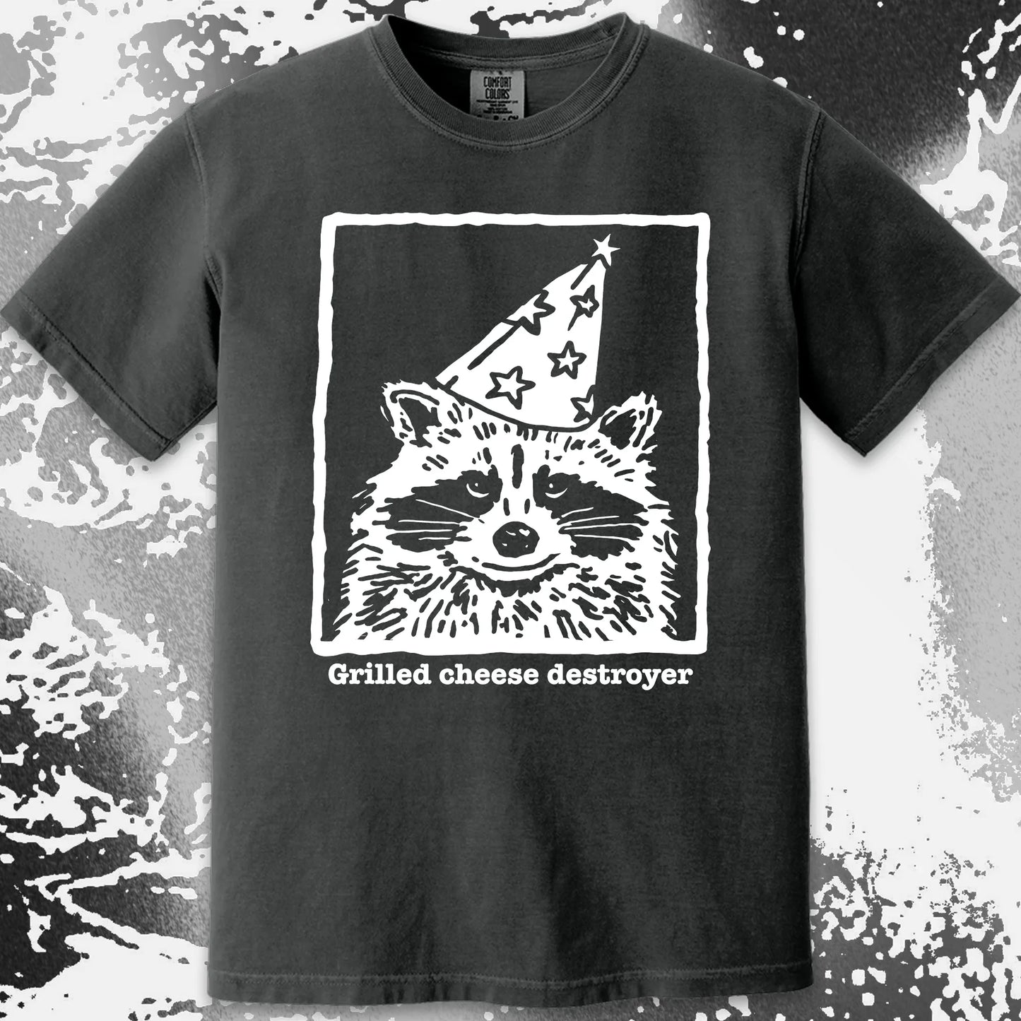 Grilled Cheese Destroyer Raccoon Shirt, funny meme tee gift (view 15)