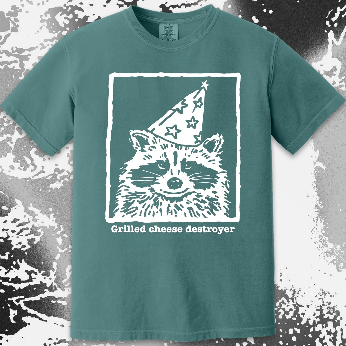 Grilled Cheese Destroyer Raccoon Shirt, funny meme tee gift (view 17)