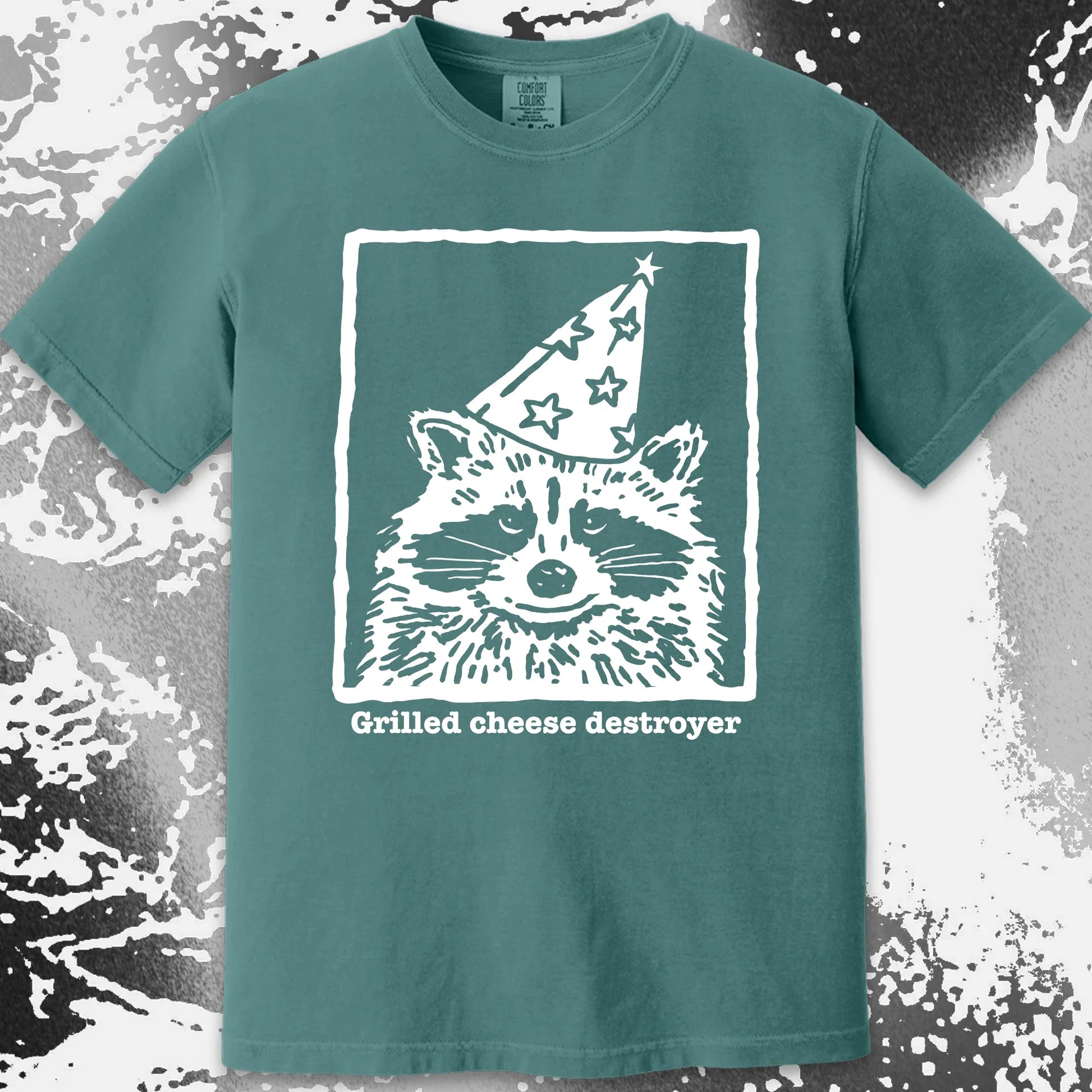 Grilled Cheese Destroyer Raccoon Shirt, funny meme tee gift (view 17)