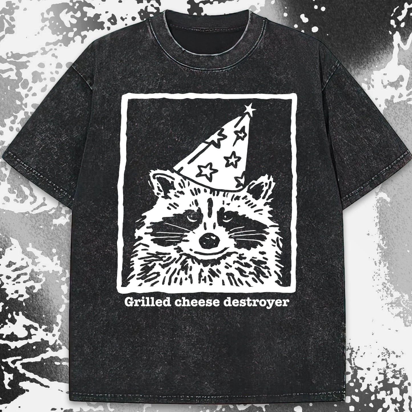 Grilled Cheese Destroyer Raccoon Shirt, funny meme tee gift (view 16)