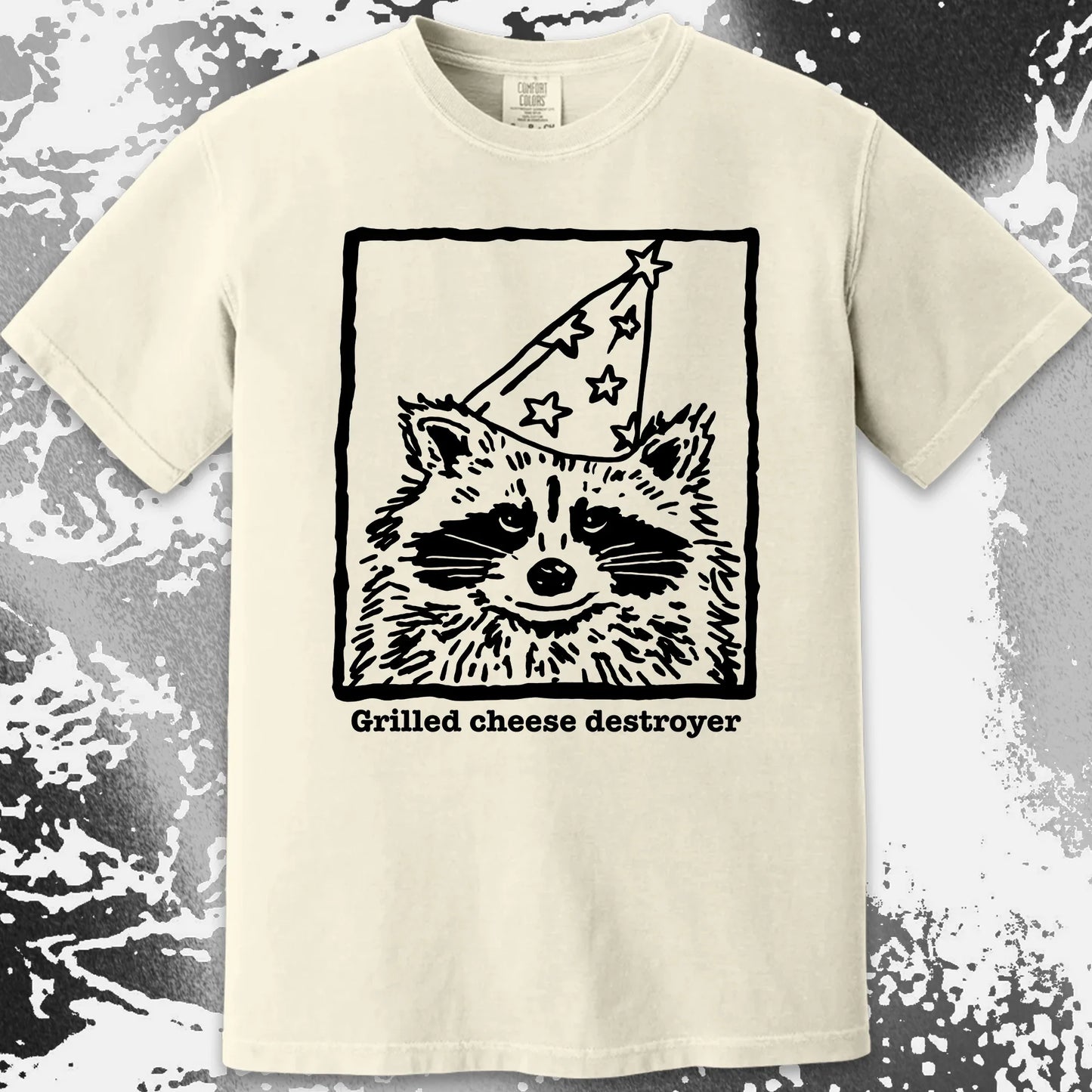 Grilled Cheese Destroyer Raccoon Shirt, funny meme tee gift (view 13)