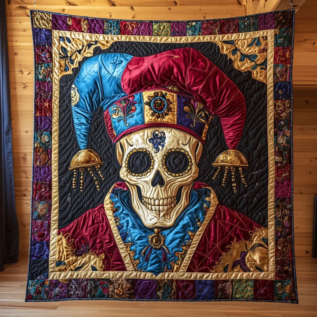 Grinning Fool Quilt Blanket