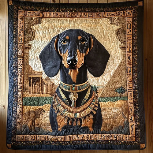 Guardian Of Giza Quilt Blanket