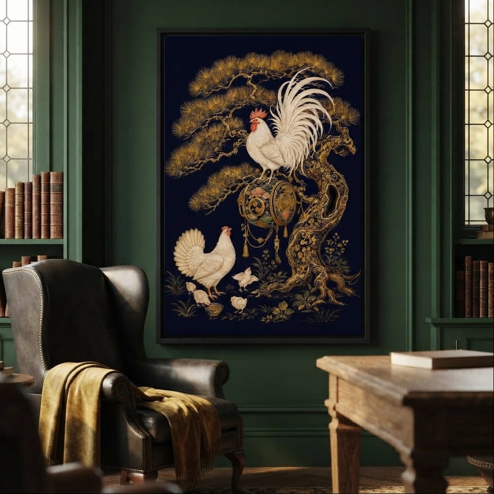 Guardian of Prosperity Canvas Wall Art