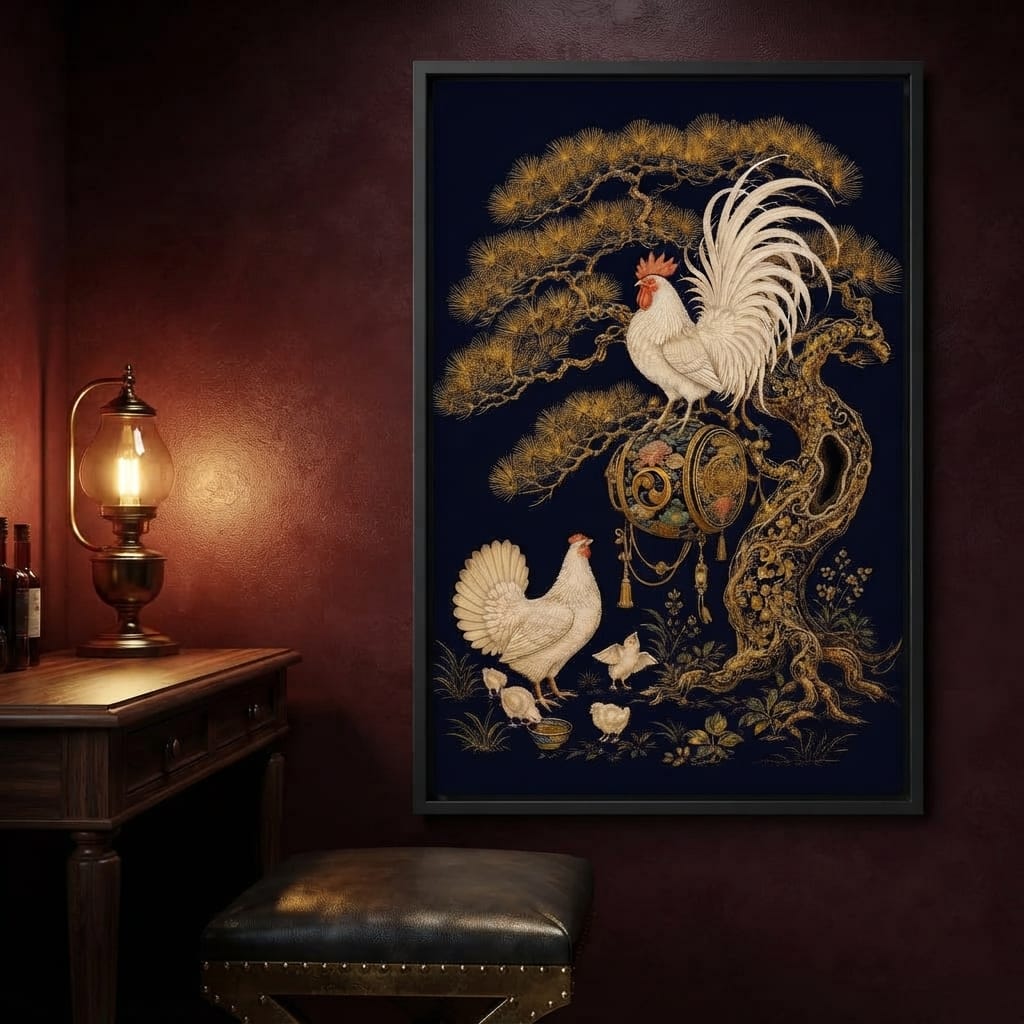 Guardian of Prosperity Canvas Wall Art