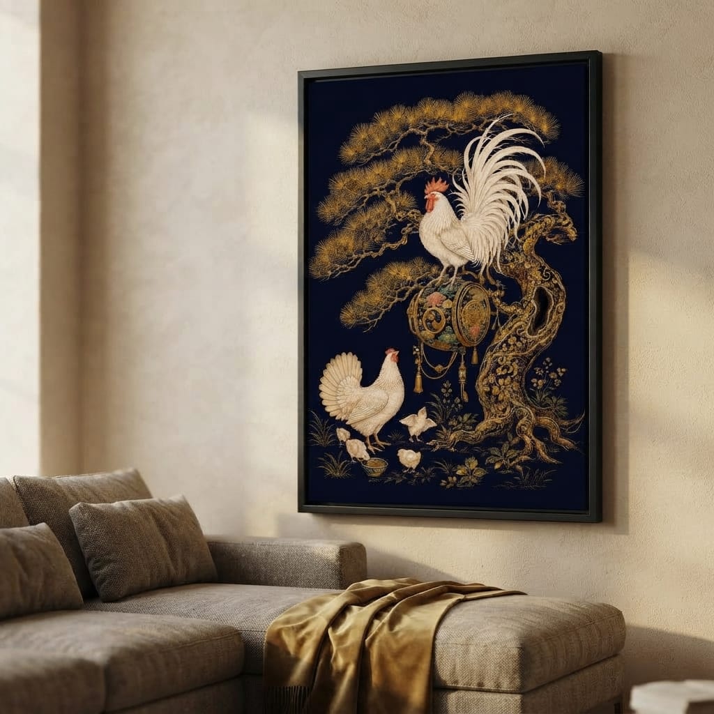 Guardian of Prosperity Canvas Wall Art