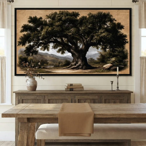 Guardian of the Ancient Hollow Canvas Wall Art