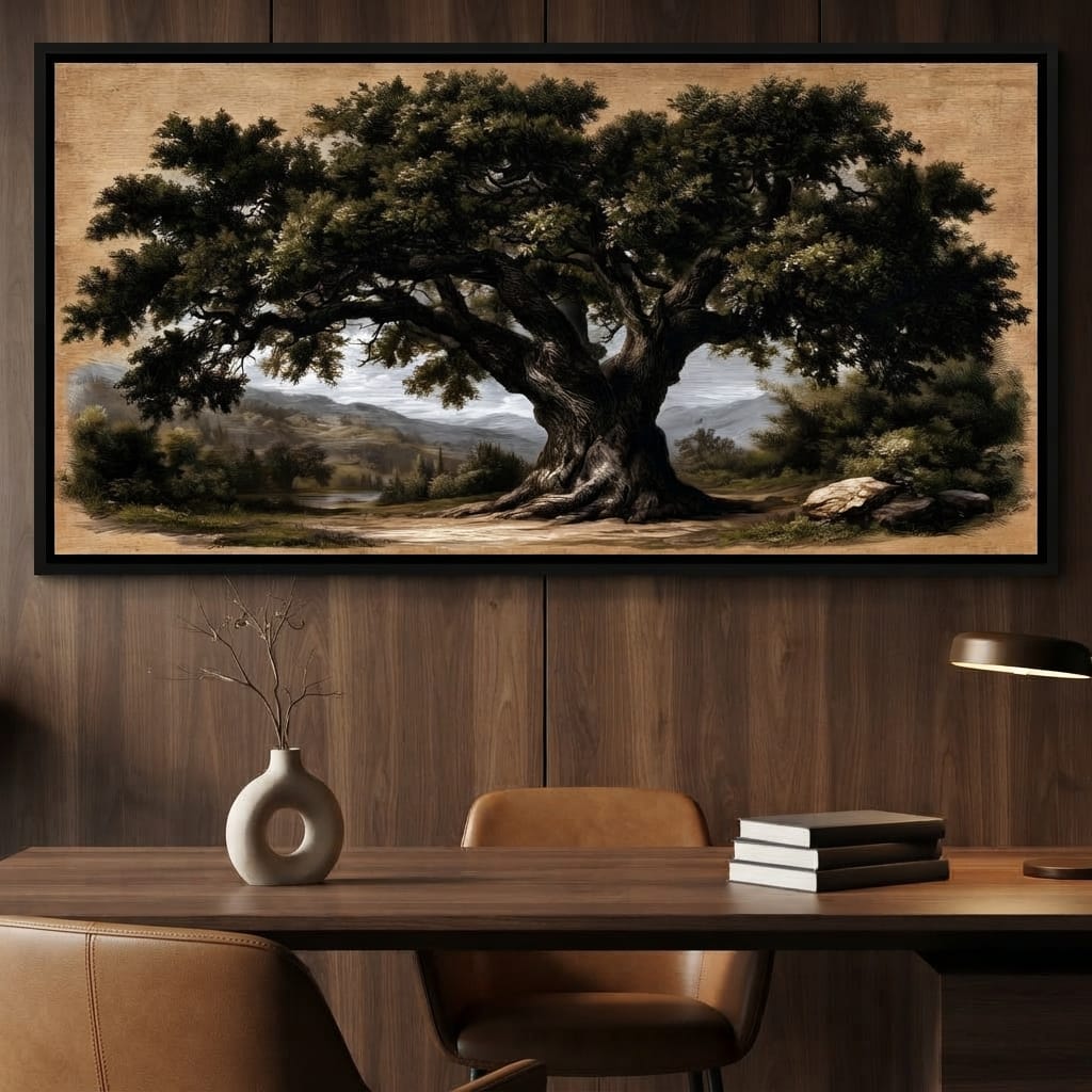Guardian of the Ancient Hollow Canvas Wall Art