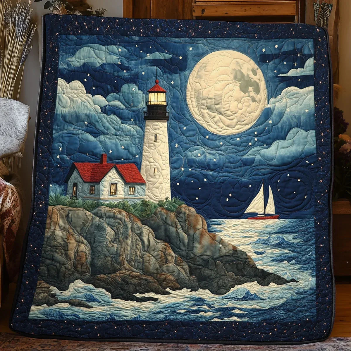 Guided By Starlight Quilt Blanket