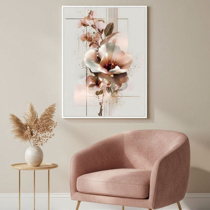 Delicate Petals Radiant Calm Canvas Wall Art