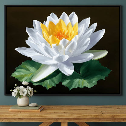 Radiant Petals Blossom Canvas Wall Art