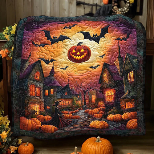 Halloween Hollow Quilt Blanket