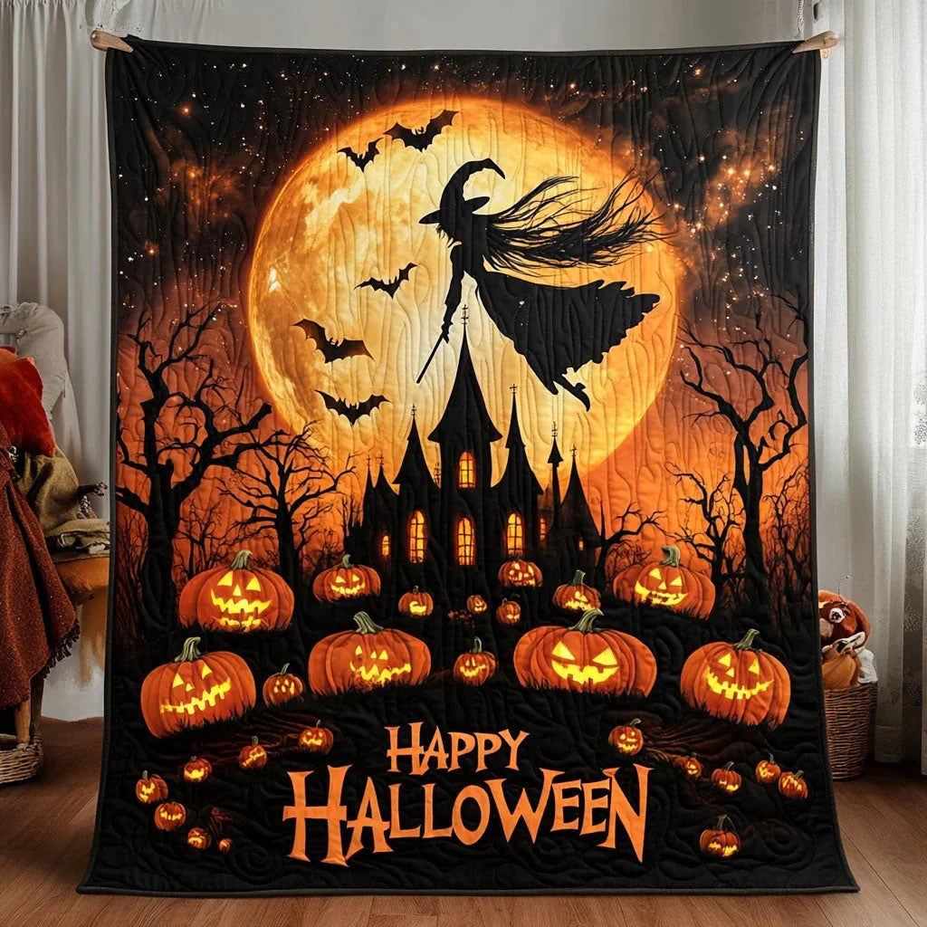 Halloween Howls Quilt Blanket