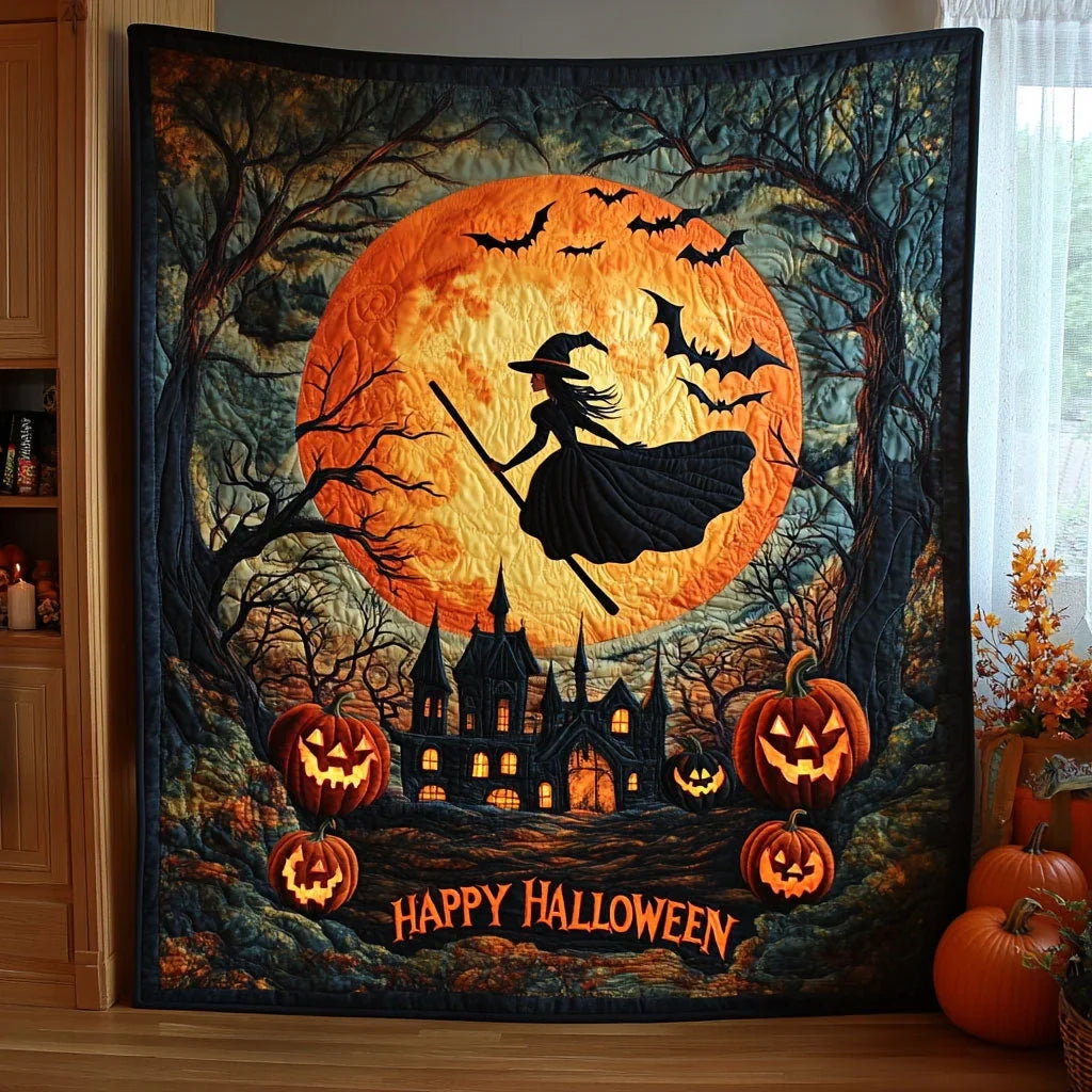 Halloween Howls Quilt Blanket