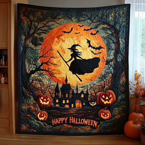 Halloween Howls Quilt Blanket