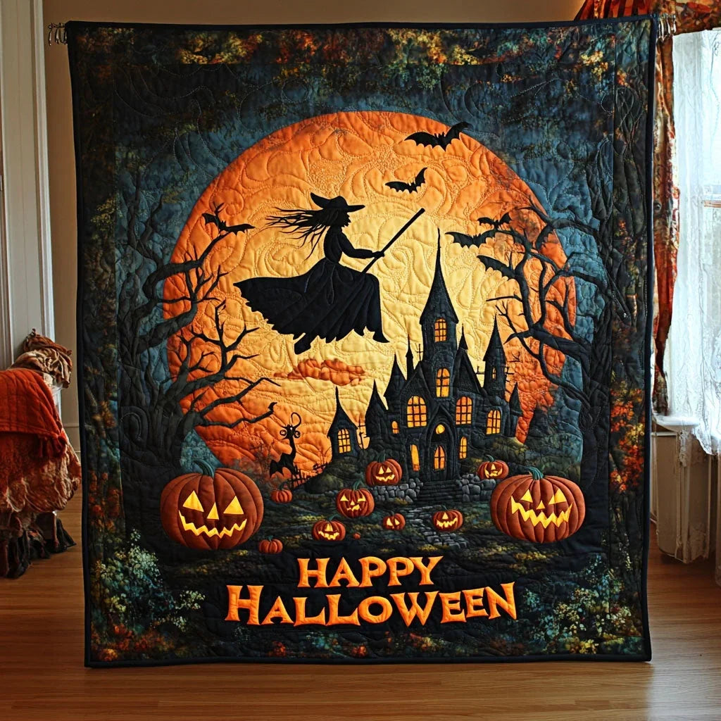 Halloween Howls Quilt Blanket