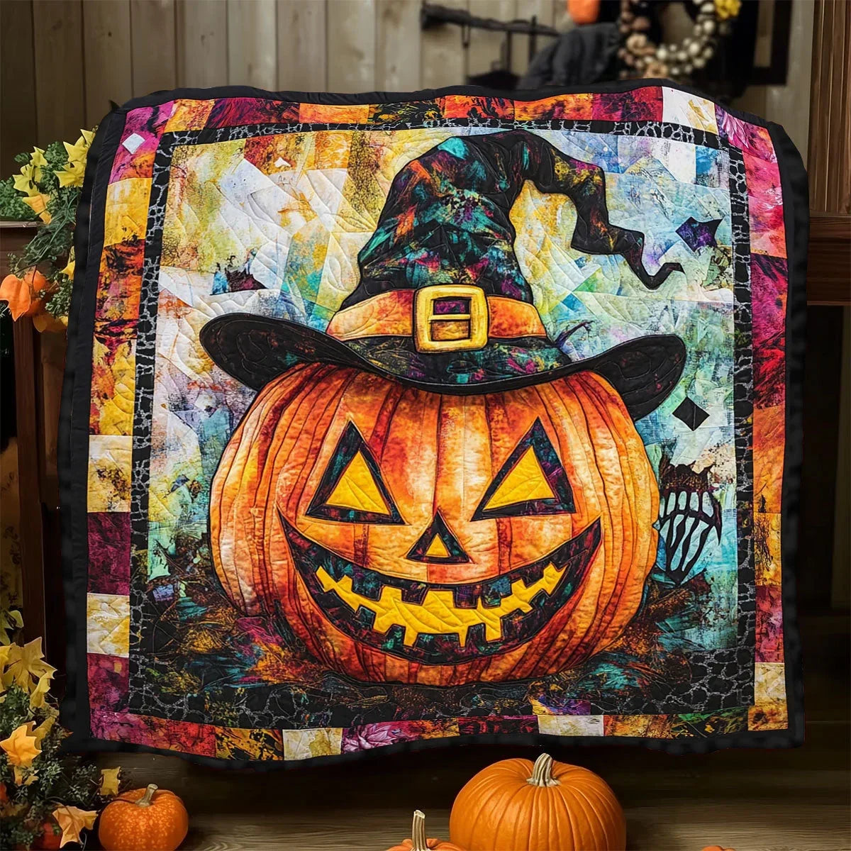 Hallowgrin Quilt Blanket