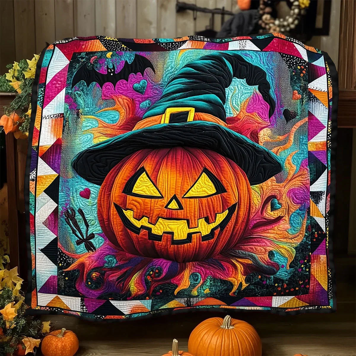 Hallowgrin Quilt Blanket