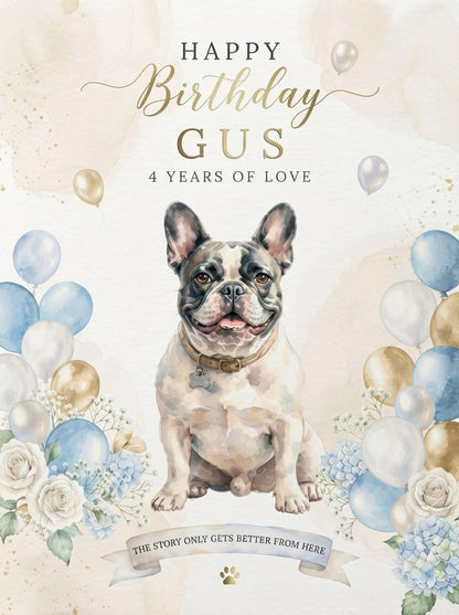The Happy Birthday Pet Canvas Wall Art