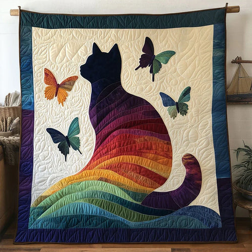 Harmony Cat Quilt Blanket